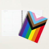 Inclusief vlag voor homodiversiteit bij regenboogb planner (Display)