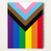 Inclusief vlag voor homodiversiteit bij regenboogb planner (Achterkant)