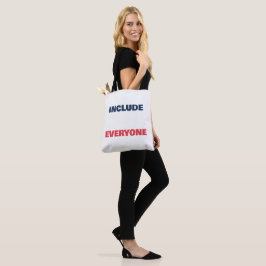 Inclusief voor Iedereen Aangepaste Tekst Disabilit Tote Bag