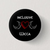 inclusief Wicca-badge Ronde Button 3,2 Cm (Voorkant)