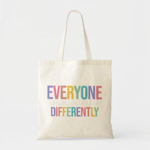 Inclusiekwesties, Shirt speciaal onderwijs, Mindfu Tote Bag
