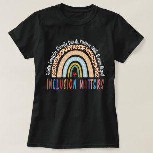 Inclusiekwesties, speciaal onderwijs, autisme t-shirt
