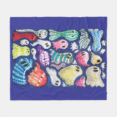 Inclusieve geesten fleece deken (Voorkant (Horizontaal))