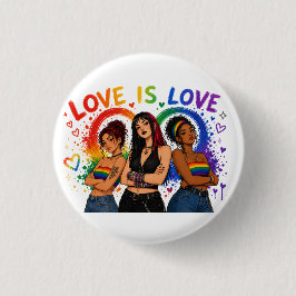 Inclusieve Pride Badge Ronde Button 3,2 Cm