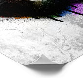 Inclusieve Pride Kamala Harris Spray Paint Poster (Hoek)