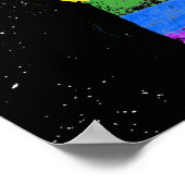 Inclusieve Progress Pride Vuist Poster (Hoek)