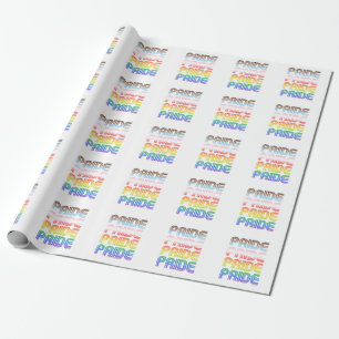 Inclusieve Retro Pride Cadeaupapier