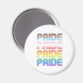 Inclusieve Retro Pride Magneet (Voorkant / Achterkant)