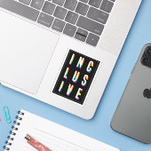 INCLUSIEVE STICKER (Laptop met iPhone)