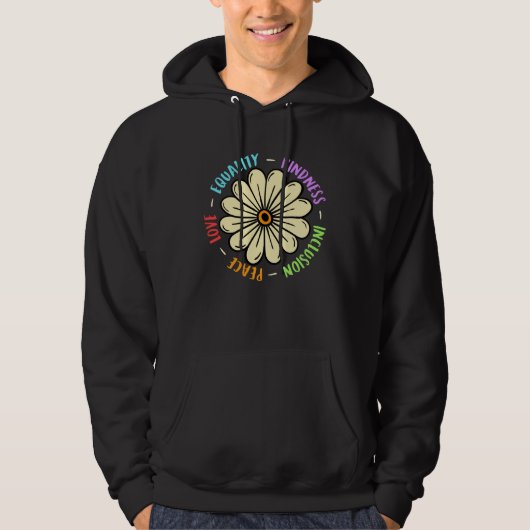 Inclusion handicap acceptance and awareness Equali Hoodie (Voorkant)
