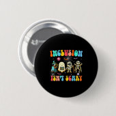 Inclusion Isn't Y Halloween Sped Teacher Women Men Ronde Button 5,7 Cm (Voorkant /achterkant)
