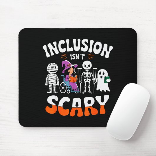 Inclusion Isn't Y Sped Halloween Special Education Muismat (Met muis)