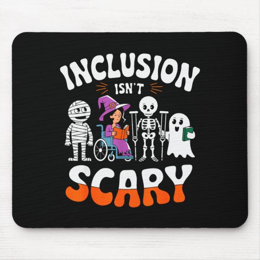 Inclusion Isn't Y Sped Halloween Special Education Muismat (Voorkant)