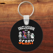 Inclusion Isn't Y Sped Halloween Special Education Sleutelhanger (Voorkant)