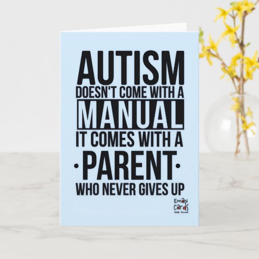 Inclusion Matters - Autism Kaart (Gele Bloem)