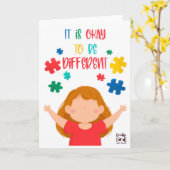 Inclusion Matters - Be Different Kaart (Gele Bloem)