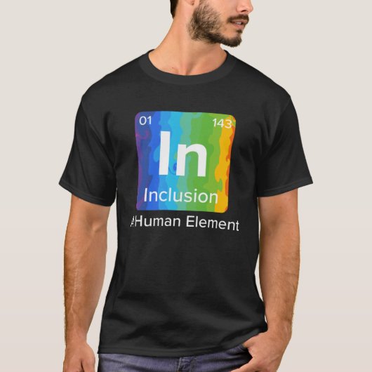 Inclusion Solidarity Compassion for handicap Diver T-shirt (Voorkant)