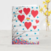 Inclusive Hearts Artful Love Card Kaart (Gele Bloem)
