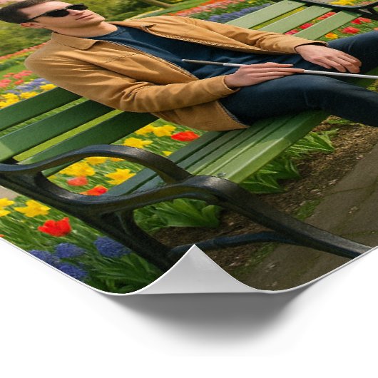 Inclusive  Spring Wall Art, Blind AwarenessGarden Poster (Hoek)