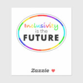 Inclusiviteit is het toekomstige bewustzijn van de sticker (Vel)