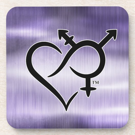 Inclusiviteit & liefde symbool bier onderzetter (Voorkant)