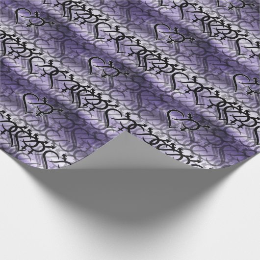 Inclusiviteit & liefde symbool cadeaupapier (Hoek)