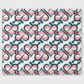 Inclusiviteit & liefde symbool TG Flag Cadeaupapier (Vlak)