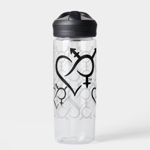 Inclusiviteit & liefde symbool waterfles
