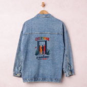 Inclusiviteit voor iedereen: iedereen is welkom denim jacket (Hangar)