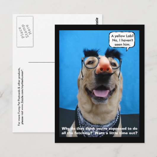 Incognito Briefkaart (Voorkant / Achterkant)