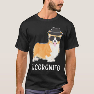Incognito Corgi Dog T-shirt