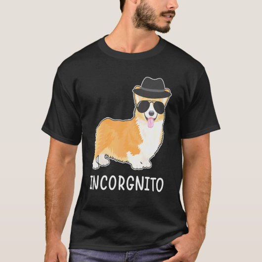 Incognito Corgi Hond T-shirt (Voorkant)