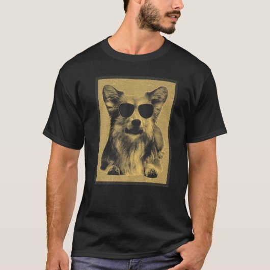 Incognito corgi t-shirt (Voorkant)