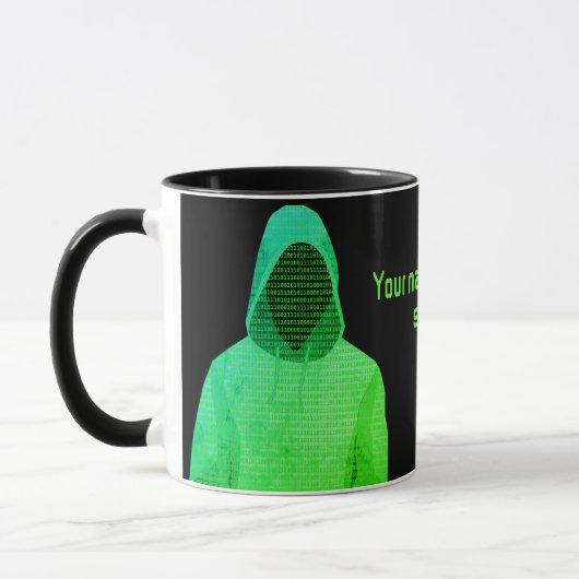 Incognito Cyber Hacker Computer Crime - eigen slog Mok (Links)