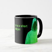 Incognito Cyber Hacker Computer Crime - eigen slog Mok (Voorkant rechts)