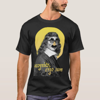 Incognito Ergo Sum Descartes Versie 1 T-shirt