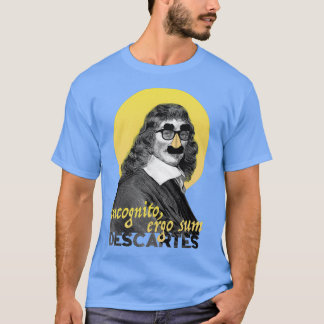 Incognito Ergo Sum Descartes Versie T-shirt