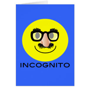 "INcognito FACE CARD