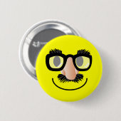 "INcognito FACE PIN Ronde Button 5,7 Cm (Voorkant /achterkant)