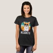 INCOGNITO Grappige Corgi T-shirt (Voorkant volledig)