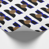 Incognito Mustache & Glaspasta's Cadeaupapier (Hoek)