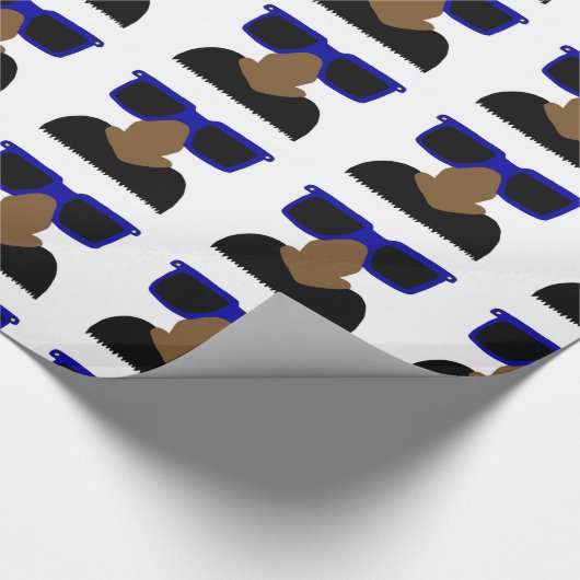 Incognito Mustache & Glaspasta's Cadeaupapier (Hoek)