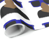 Incognito Mustache & Glaspasta's Cadeaupapier (Rol Hoek)