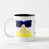Incognito Mustache & Glasses Blonde Mok (Links)