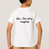 Incognito Mustache & Glasses Kinder Basic T-Shirt (Achterkant)