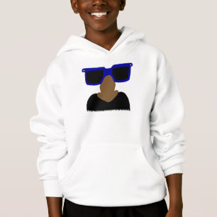Incognito Mustache & Glasses Kinder Hoodie
