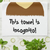Incognito Mustache & Glasses Kitchen Towel Theedoek (Gevouwen)