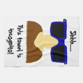 Incognito Mustache & Glasses Kitchen Towel Theedoek (Horizontaal)