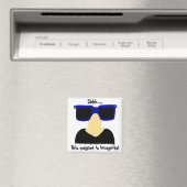 Incognito Mustache & Glasses Magnet (Insitu (Vaatwasser))
