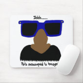 Incognito Mustache & Glasses Mousepad Muismat (Met muis)